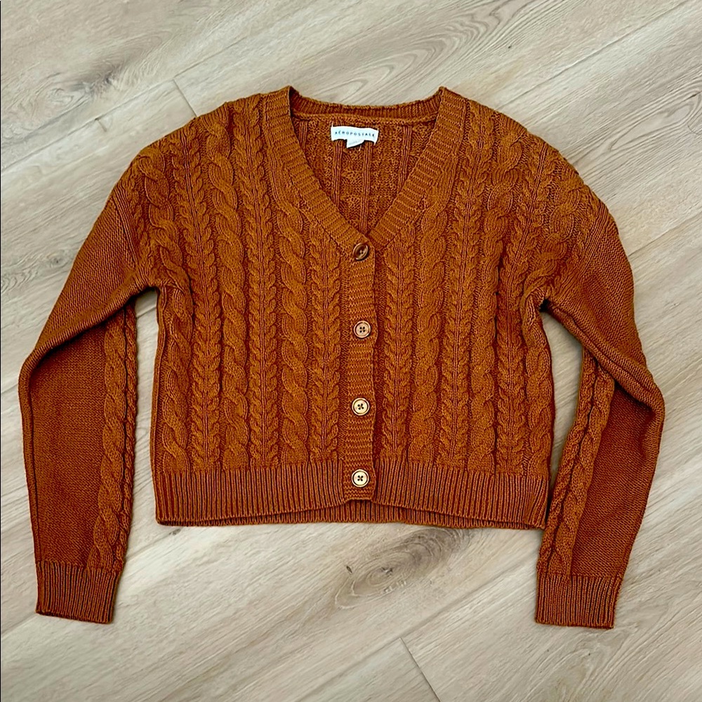 Aeropostale Knit Cardigan Sweater